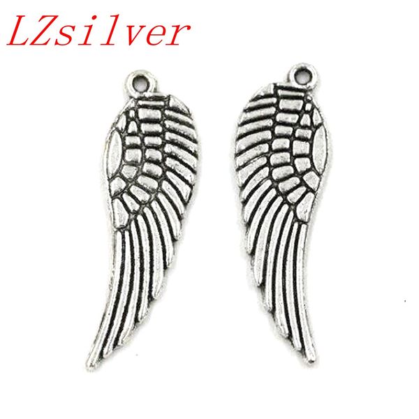 200pcs antique silver zinc alloy angel wing charms pendants 9.5x30mm diy jewelry fit bracelets necklace, Bronze;silver
200pcs antique silver zinc alloy angel wing charms pendants 9.5x30mm diy jewelry fit bracelets necklace, Bronze;silver