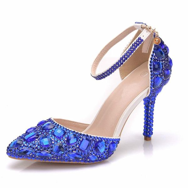 5 color women crystal high heels sandals womens thin heeled tip rome sandals blue rhinestone wedding shoes bride show shoes 42, Black
5 color women crystal high heels sandals womens thin heeled tip rome sandals blue rhinestone wedding shoes bride show shoes 42, Black