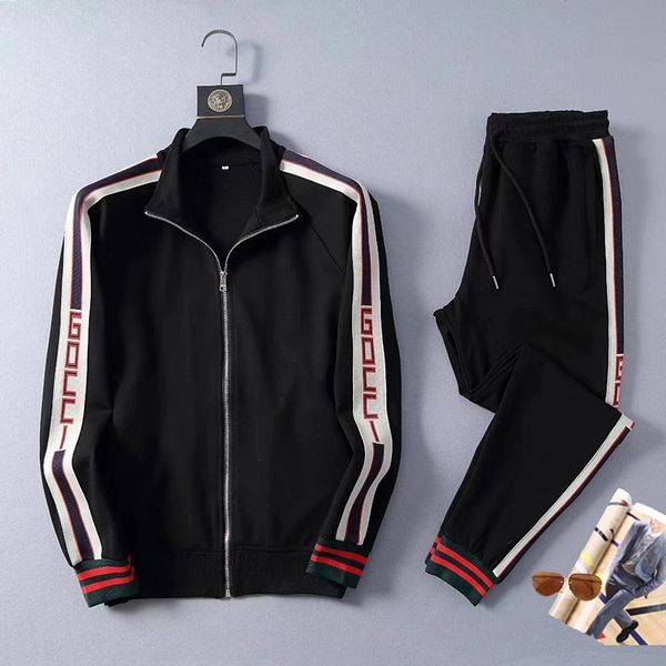 new men's fashion casual men's sports suit luxury printing designer black + pants sportswear men's jogging suit fashion -xxx, Gray
new men's fashion casual men's sports suit luxury printing designer black + pants sportswear men's jogging suit fashion -xxx, Gray