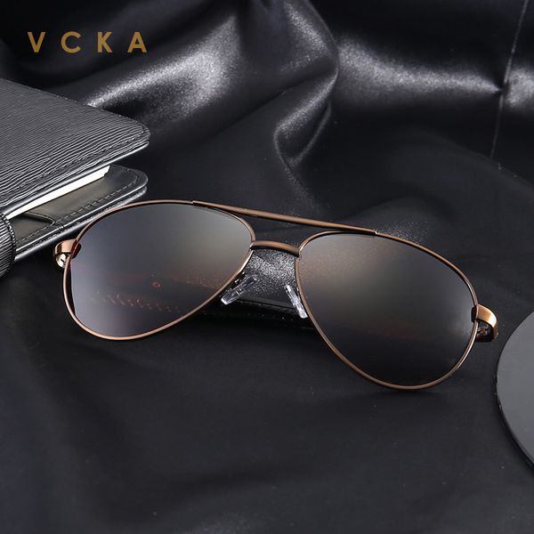 vcka 2020 brand men's vintage pilot sunglasses polarized uv400 lens eyewear accessories male sun glasses for men zonnebril, White;black
vcka 2020 brand men's vintage pilot sunglasses polarized uv400 lens eyewear accessories male sun glasses for men zonnebril, White;black