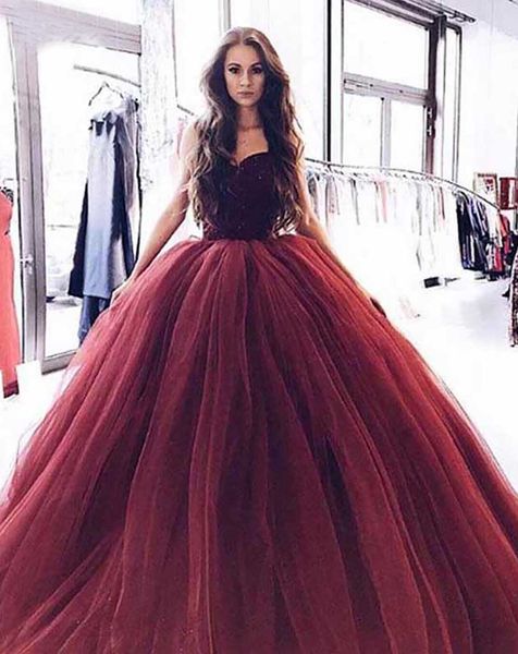new customize gorgeous ball gown evening dress robe soiree dubai sweetheart beading gray tulle long prom dresses, Black;red
new customize gorgeous ball gown evening dress robe soiree dubai sweetheart beading gray tulle long prom dresses, Black;red