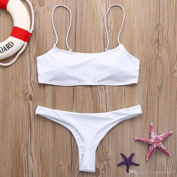 thin shoulder strap solid color bandage bikini set brazilian swimwear 2 piece beachwear swimsuit fashion ing 
thin shoulder strap solid color bandage bikini set brazilian swimwear 2 piece beachwear swimsuit fashion ing