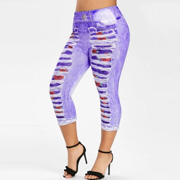 3d print fake jeans leggings women plus size high waist imitation denim trousers capri casual workout yoga pants 2020, White;red
3d print fake jeans leggings women plus size high waist imitation denim trousers capri casual workout yoga pants 2020, White;red