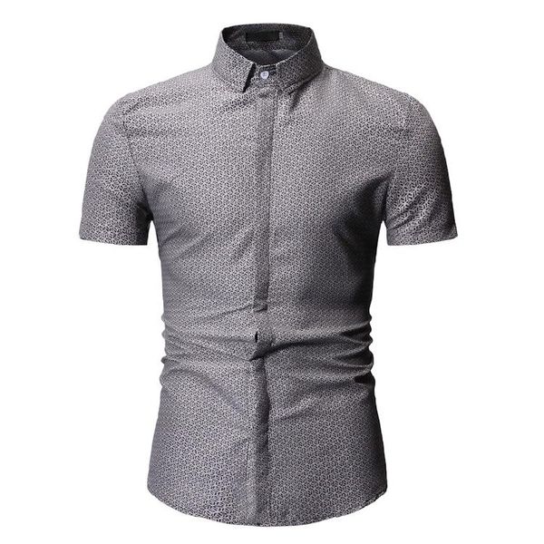 social men shirts turn-down collar hawaiian casual dress shirt for men summer blouse men's clothing white gray black, White;black
social men shirts turn-down collar hawaiian casual dress shirt for men summer blouse men's clothing white gray black, White;black