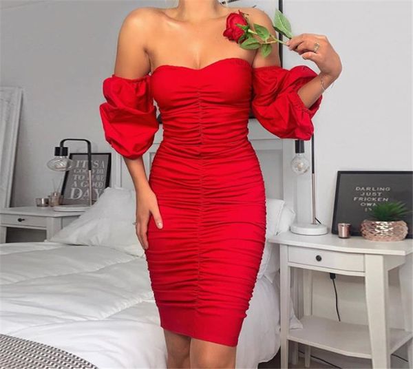 street style women dresses fashion off shoulder solid color slim ruched dress new women designer dress, Black;gray
street style women dresses fashion off shoulder solid color slim ruched dress new women designer dress, Black;gray