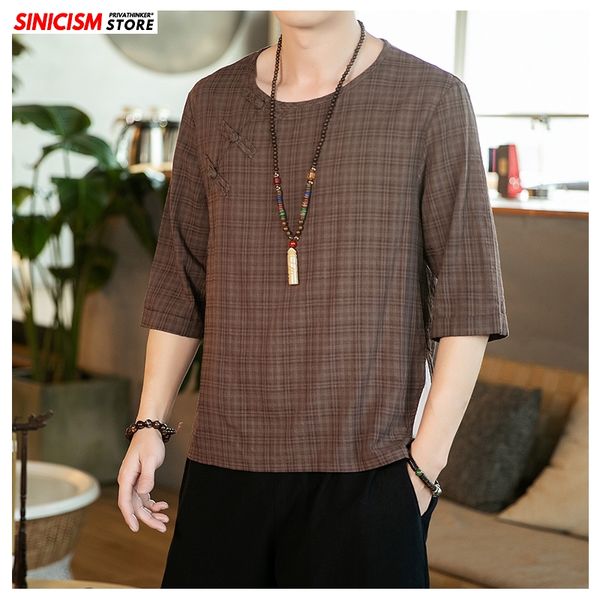 sinicism vintage 2020 men's chinese style buckle t-shirts shirt fashion spring summer store t male men plaid clothes plus size djovd
sinicism vintage 2020 men's chinese style buckle t-shirts shirt fashion spring summer store t male men plaid clothes plus size djovd