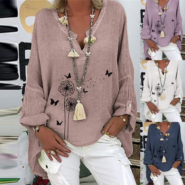 plus size fashion print linen blouse shirt v-neck casual autumn winter ladies female women long sleeve blusas pullover, White
plus size fashion print linen blouse shirt v-neck casual autumn winter ladies female women long sleeve blusas pullover, White