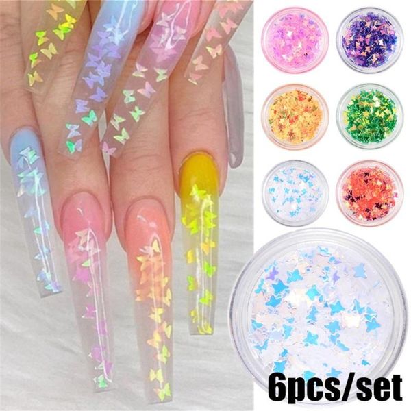 nail glitter 6box/set butterfly decoration colorful flakes holographic 3d sparkly gold foils sequins polish for acrylic manicure, Silver;gold
nail glitter 6box/set butterfly decoration colorful flakes holographic 3d sparkly gold foils sequins polish for acrylic manicure, Silver;gold