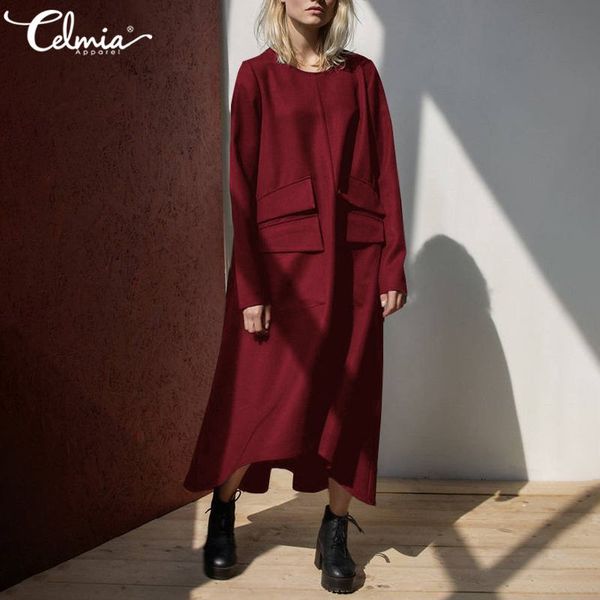 casual dresses celmia oversized women dress autumn loose pullover fashion long sleeve midi o-neck pockets vestidos femme 7, Black;gray
casual dresses celmia oversized women dress autumn loose pullover fashion long sleeve midi o-neck pockets vestidos femme 7, Black;gray