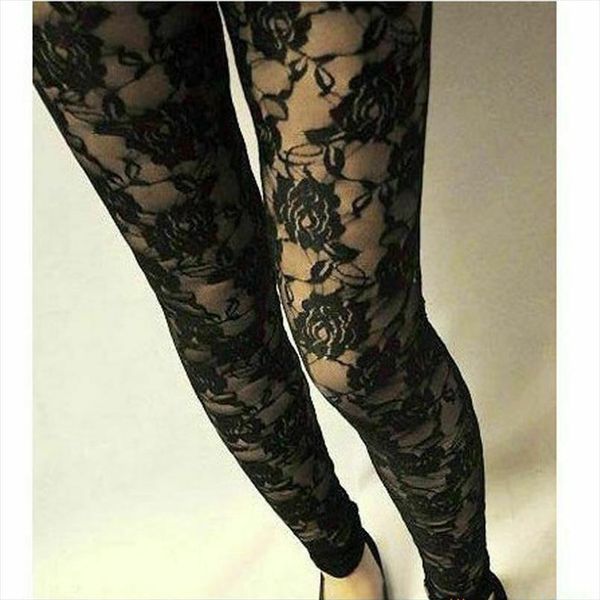 fashion women full length lace legging ladies floral print jeggings stretchy trousers skinny leggings korean style leggings, Black
fashion women full length lace legging ladies floral print jeggings stretchy trousers skinny leggings korean style leggings, Black