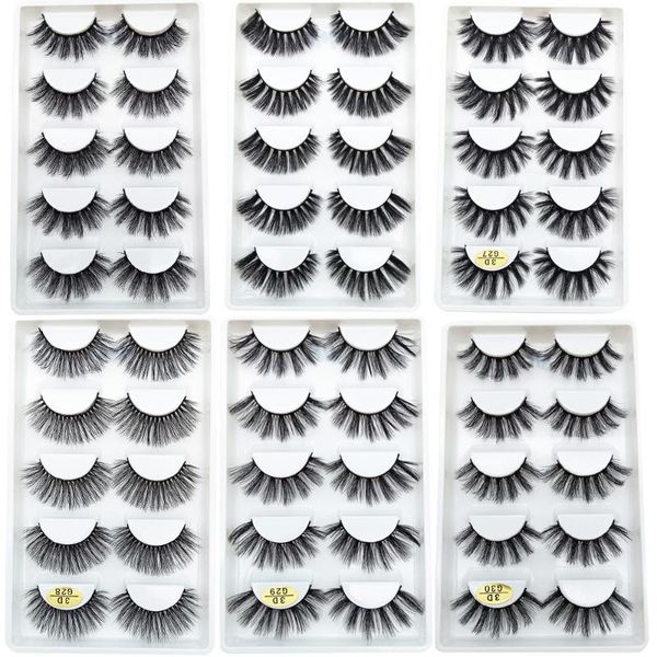 5 pairs 3d faux mink hair false eyelashes full volume fluffy dramatic fake eye lashes wispies natural long handmade mink makeup
5 pairs 3d faux mink hair false eyelashes full volume fluffy dramatic fake eye lashes wispies natural long handmade mink makeup