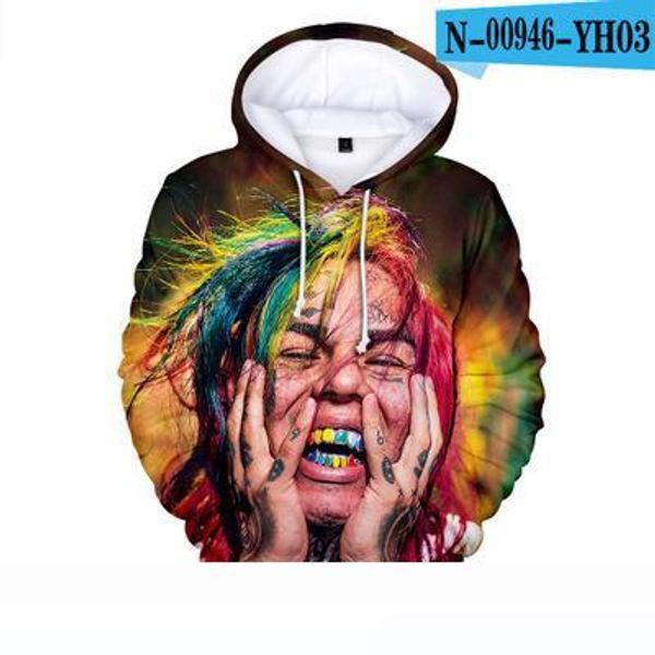 new rapper tekashi69 6ix9ine tekashi 69 3d print women men hoodies sweatshirts harajuku casual pullover hooded jacket clothes ypf556, Black
new rapper tekashi69 6ix9ine tekashi 69 3d print women men hoodies sweatshirts harajuku casual pullover hooded jacket clothes ypf556, Black