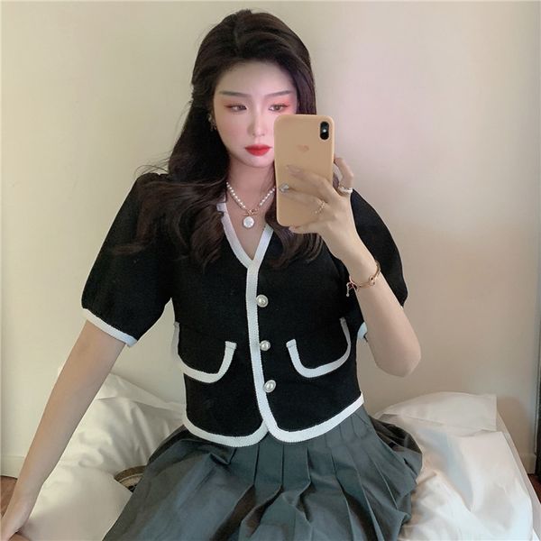 mazefeng cardigan sweater 2020 new women's coats fashion v-neck cardigan elegant ladies wild sweaters knitting coats, Black;brown
mazefeng cardigan sweater 2020 new women's coats fashion v-neck cardigan elegant ladies wild sweaters knitting coats, Black;brown