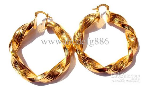heavy big twisted 24k yellow gold womens hoop earrings 100% real gold, not solid not money, Golden
heavy big twisted 24k yellow gold womens hoop earrings 100% real gold, not solid not money, Golden