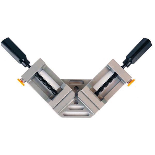 90 degree p frame aluminum alloy hand tools dual handle right angle clamp, Golden;silver
90 degree p frame aluminum alloy hand tools dual handle right angle clamp, Golden;silver
