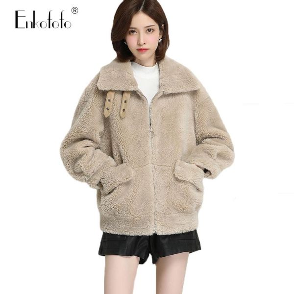 women's fur & faux winter women lamp sheep coat luxury loose lapel overcoat thick warm plus size female plush coats, Black
women's fur & faux winter women lamp sheep coat luxury loose lapel overcoat thick warm plus size female plush coats, Black