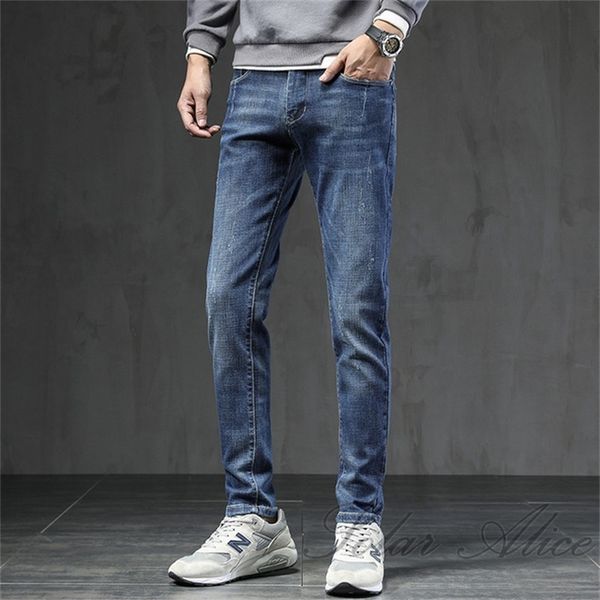 men's jeans 2021 fall/winter mid-waist straight-leg all-match stretch slim slimming casual pants, Blue
men's jeans 2021 fall/winter mid-waist straight-leg all-match stretch slim slimming casual pants, Blue