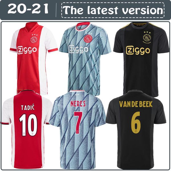 men + kids 20 21 away ajax soccer jersey promes álvarez ajax amsterdam camiseta de fútbol neres 2020 2021 van de beek tadic ziyech maillot, Black
men + kids 20 21 away ajax soccer jersey promes álvarez ajax amsterdam camiseta de fútbol neres 2020 2021 van de beek tadic ziyech maillot, Black
