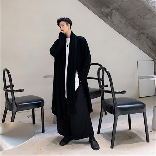gothic men long spring autumn loose long trench coat mens solid color casual windbreaker new male cardigan outerwear, Tan;black
gothic men long spring autumn loose long trench coat mens solid color casual windbreaker new male cardigan outerwear, Tan;black