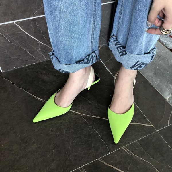 shoes thin heels woman's slippers candy colors slides low fashion pointed toe 2020 soft luxury cover pu rome basic fabric, Black
shoes thin heels woman's slippers candy colors slides low fashion pointed toe 2020 soft luxury cover pu rome basic fabric, Black