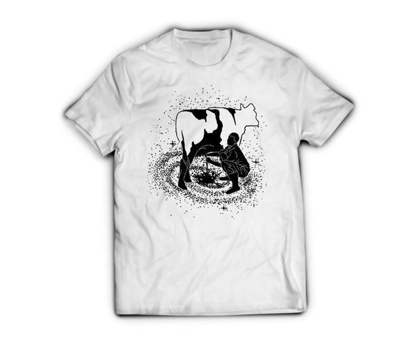 2019 new summer men fashion exclusive men's t-shirt -milky way o-neck tee shirts