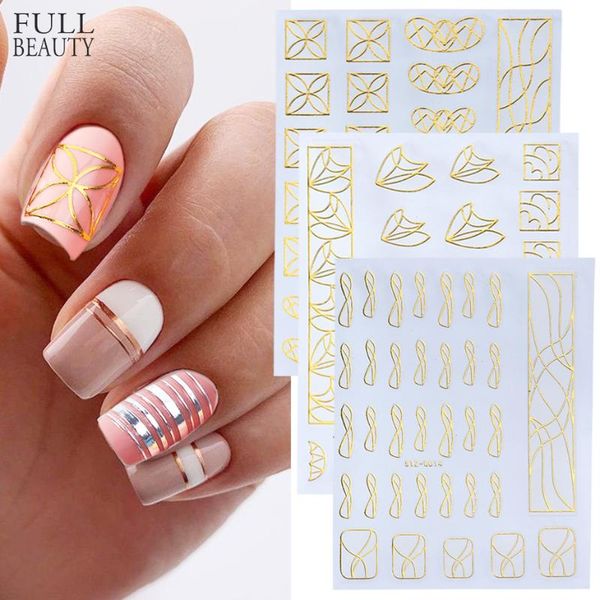 1pcs gold silver 3d stickers for nails straight curved liners stripe adhesive diy nail art transfer stickers decor chstzg14-22-2, Black
1pcs gold silver 3d stickers for nails straight curved liners stripe adhesive diy nail art transfer stickers decor chstzg14-22-2, Black