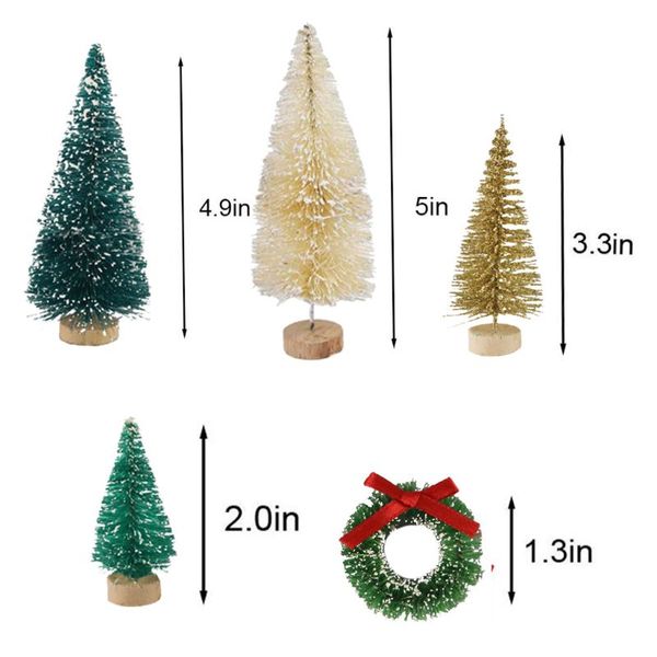 christmas decorations 30 pieces miniature sisal frosted trees bottle brush ornaments e7cb
christmas decorations 30 pieces miniature sisal frosted trees bottle brush ornaments e7cb