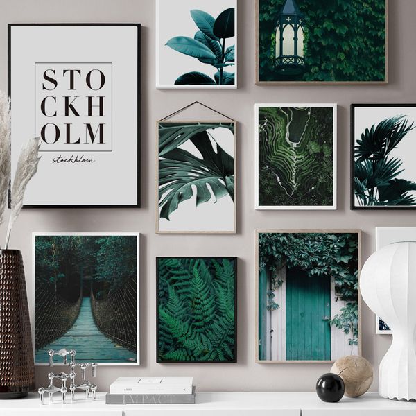 fresh green leaves bridge door wall art canvas painting nordic posters and prints plant wall pictures for living room home decor
fresh green leaves bridge door wall art canvas painting nordic posters and prints plant wall pictures for living room home decor