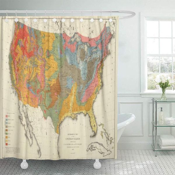 shower curtain geology us geological map united states colored lithographed shows 72"x72" home decor waterproof bath bathroom
shower curtain geology us geological map united states colored lithographed shows 72"x72" home decor waterproof bath bathroom