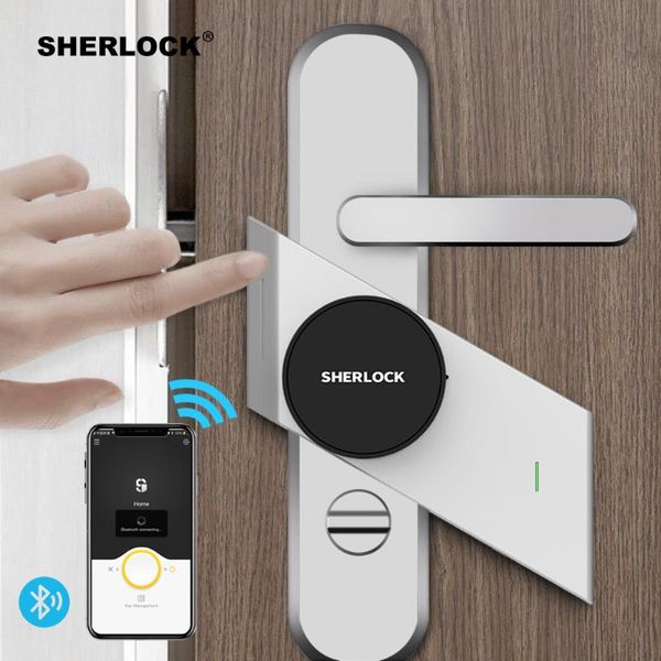 sherlock s2 smart door lock home keyless lock fingerprint + password work electronic wireless app phone bluetooth control
sherlock s2 smart door lock home keyless lock fingerprint + password work electronic wireless app phone bluetooth control