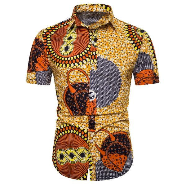 new men's summer 2020 men's simple casual fashion personalized printed square collar short sleeve shirt, White;black
new men's summer 2020 men's simple casual fashion personalized printed square collar short sleeve shirt, White;black