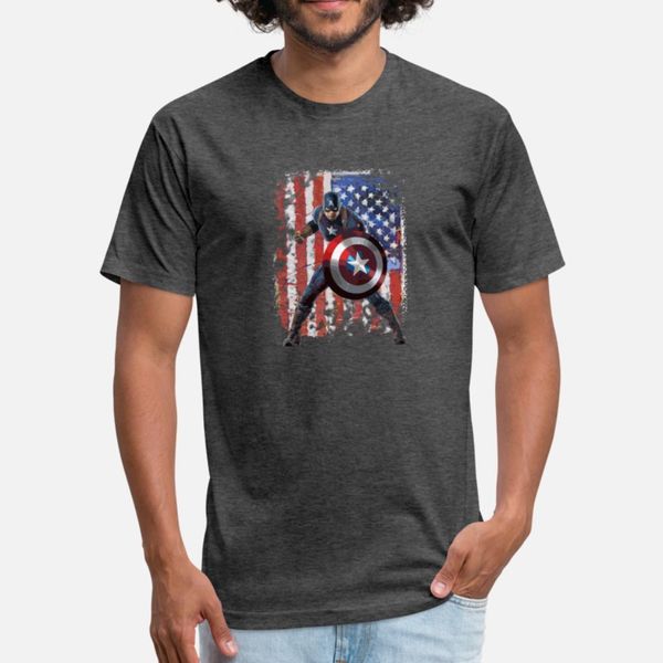 captain america artwork sweater hat t shirt men customized short sleeve o-neck leisure graphic building summer style pictures shirt