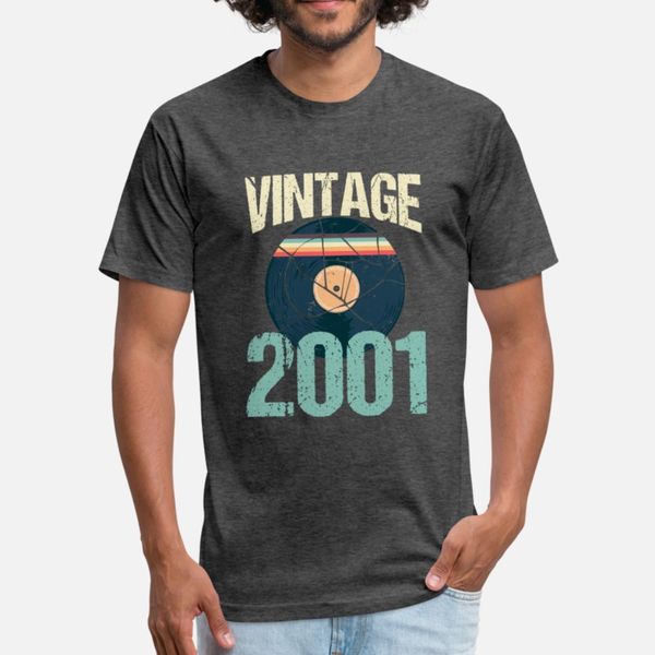 retro vintage 2001 19 th birthday record vinyl t shirt men print cotton crew neck letter graphic funny casual spring family shirt
retro vintage 2001 19 th birthday record vinyl t shirt men print cotton crew neck letter graphic funny casual spring family shirt