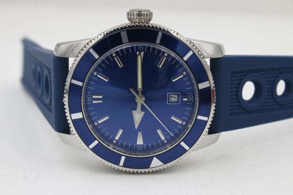 Mens Superocean Heritage Blue Dial Date Rubber Belt stainless steel Sport Chronograph Watch Men rubber belt Dive Wristwatch
Mens Superocean Heritage Blue Dial Date Rubber Belt stainless steel Sport Chronograph Watch Men rubber belt Dive Wristwatch