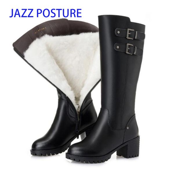 snow boots genuine leather wool women fashion zipper warm fur warm shoes plush boots platform for women winter high z659, Black
snow boots genuine leather wool women fashion zipper warm fur warm shoes plush boots platform for women winter high z659, Black
