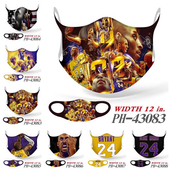 2020 designer face mask nba star kobe bryant peripheral printing mask cartoon color seamless viscose fiber dustproof mask
2020 designer face mask nba star kobe bryant peripheral printing mask cartoon color seamless viscose fiber dustproof mask