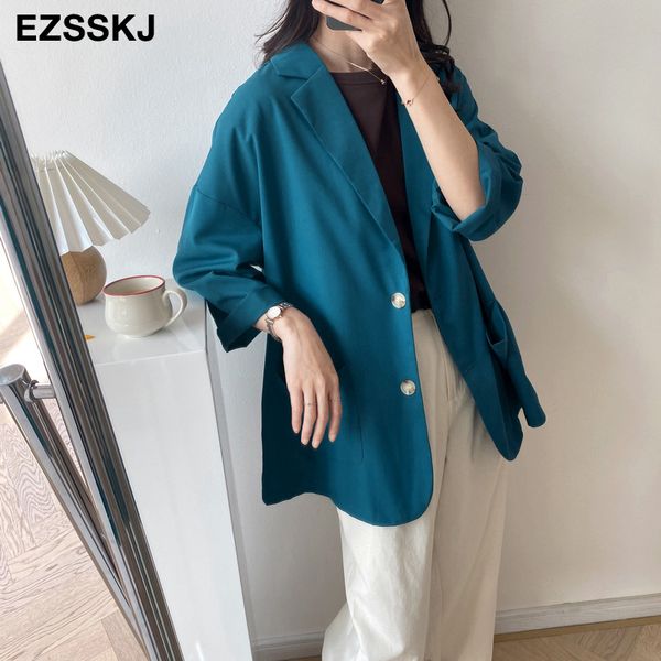 women's jackets 2021 spring super beautiful long sleeve sunscreen oversize women suit chic coat female jacket, Black;brown
women's jackets 2021 spring super beautiful long sleeve sunscreen oversize women suit chic coat female jacket, Black;brown