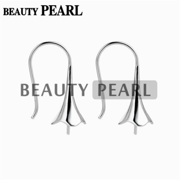sterling 925 silver jewellery findings earwire flat fishhook with bead cap for half drilled pearls 5 pairs, Slivery;crystal
sterling 925 silver jewellery findings earwire flat fishhook with bead cap for half drilled pearls 5 pairs, Slivery;crystal