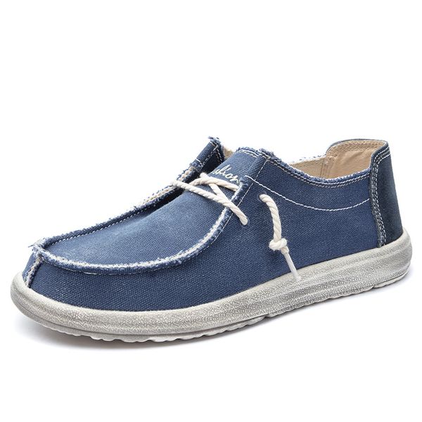men's canvas shoes fashion breathable casual driving shoes soft loafers male leisure footwear 2020 men flat size 39-48, Black
men's canvas shoes fashion breathable casual driving shoes soft loafers male leisure footwear 2020 men flat size 39-48, Black