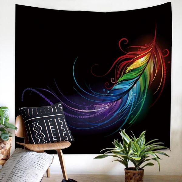 new fashion style tapestry soft wall hanging feathers decoration family black bottom outside party tapestry for kitchen
new fashion style tapestry soft wall hanging feathers decoration family black bottom outside party tapestry for kitchen
