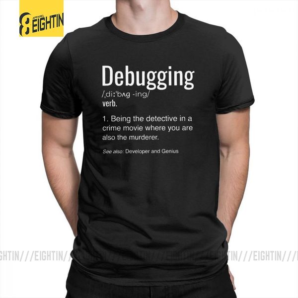 debugging definition t-shirt programmers coding gift 100% cotton t shirts men's short sleeve tees round collar vintage big size
debugging definition t-shirt programmers coding gift 100% cotton t shirts men's short sleeve tees round collar vintage big size