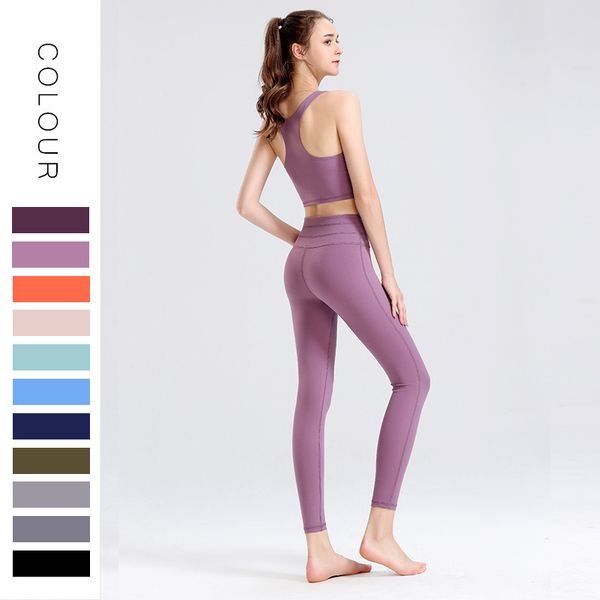 new nude sanding yoga suit fitness quick-drying hip lifting yoga pants bra running two-piece set for women, Black;white
new nude sanding yoga suit fitness quick-drying hip lifting yoga pants bra running two-piece set for women, Black;white