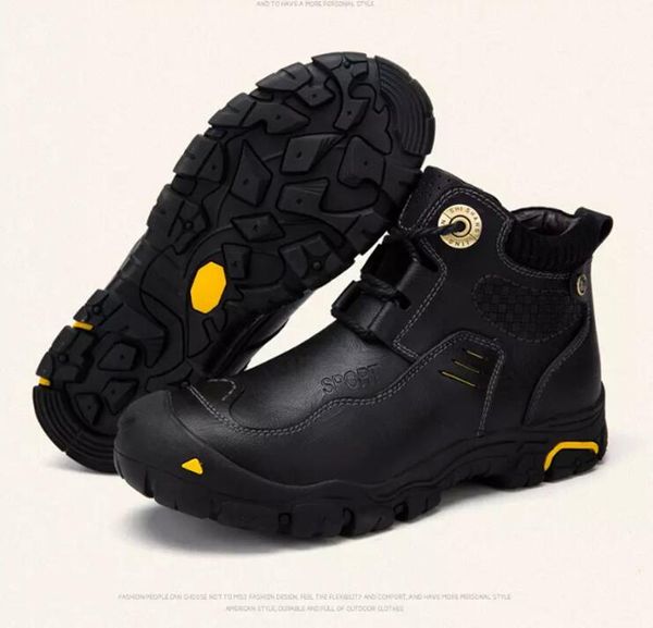 handmade natural genuine leather men boots warm fur&plush lace up winter shoes ankle snow boots for men shoes, Black
handmade natural genuine leather men boots warm fur&plush lace up winter shoes ankle snow boots for men shoes, Black