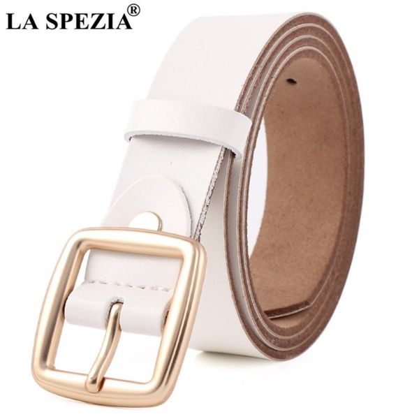 la spezia women belt genuine leather white pin buckle real leather belt women black white burgundy coffee casual ladies, Black;brown
la spezia women belt genuine leather white pin buckle real leather belt women black white burgundy coffee casual ladies, Black;brown