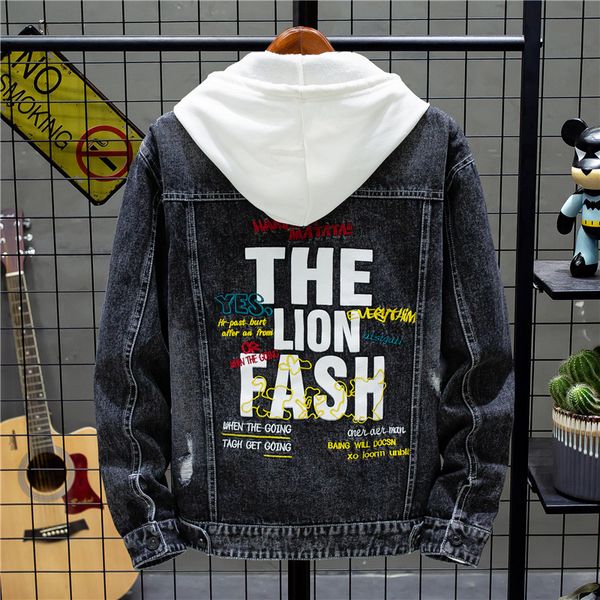 spring autumn 2020 fashion denim jacket locomotive trend slim korean handsome casual wild youth embroidery jacket hombre, Black;brown
spring autumn 2020 fashion denim jacket locomotive trend slim korean handsome casual wild youth embroidery jacket hombre, Black;brown