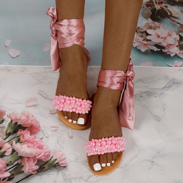women summer sandals women's casual shoes ladies woman gladiator female ankle wrap pearl flat beach footwear 2020 plus size, Black
women summer sandals women's casual shoes ladies woman gladiator female ankle wrap pearl flat beach footwear 2020 plus size, Black