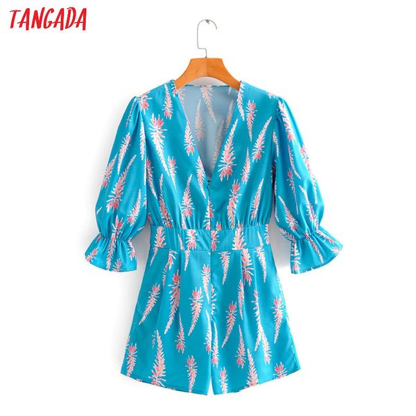 tangada fashion women blue print summer playsuit back zipper short sleeve female beach playsuit 2f45 cx200812, Black;white
tangada fashion women blue print summer playsuit back zipper short sleeve female beach playsuit 2f45 cx200812, Black;white