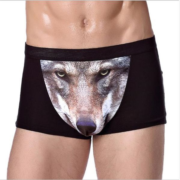 mens designer puls size underwear 3d animal printed fashion luxury underpants casual mens boxers underwear comfortable breathable, Black;white
mens designer puls size underwear 3d animal printed fashion luxury underpants casual mens boxers underwear comfortable breathable, Black;white