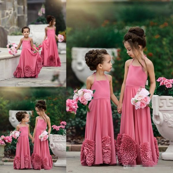 2018 Cute Summer Boho Flower Girl Dresses For western Garden Weddings Cute Spaghetti Straps Big Flowers Long Kids Formal Gowns Pageant
2018 Cute Summer Boho Flower Girl Dresses For western Garden Weddings Cute Spaghetti Straps Big Flowers Long Kids Formal Gowns Pageant