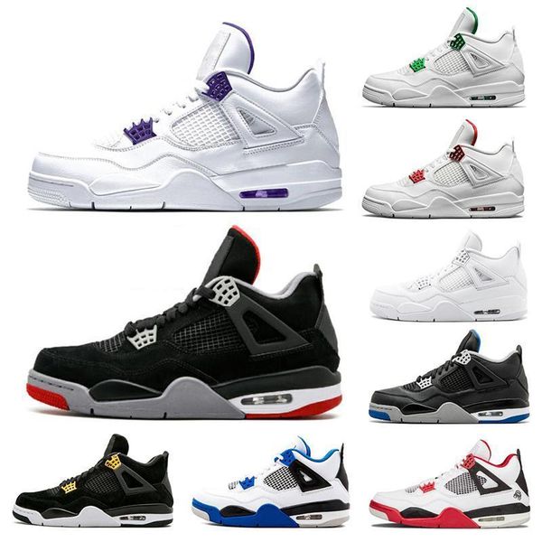 2020 4 4s mens basketball shoes court purple what the metallic red pure money bred sneakers sports shoes size 7-13 fsm, Black
2020 4 4s mens basketball shoes court purple what the metallic red pure money bred sneakers sports shoes size 7-13 fsm, Black